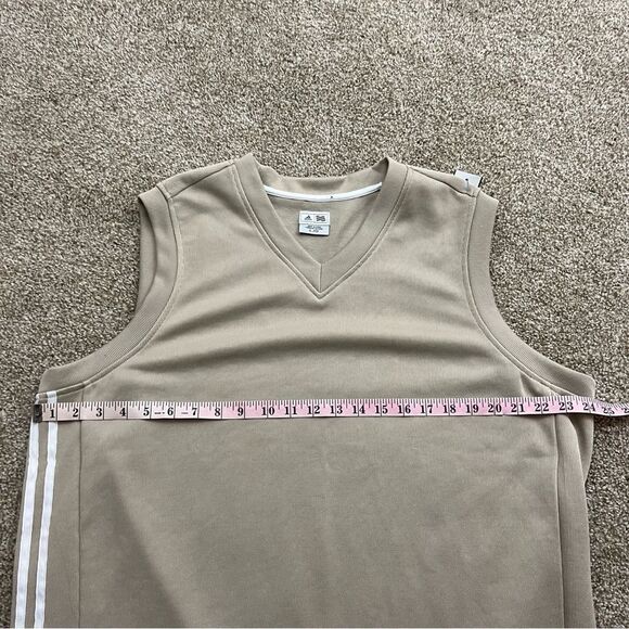 Vintage Adidas Three Stripe Golf Sweater Vest Men's L - Picture 8 of 8